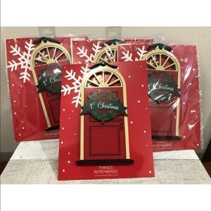 Things Remembered 1st Christmas Wood Door Ornament